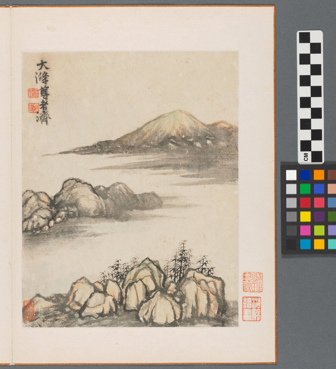 Réminiscences de la rivière Qinhuai, Dynastie Qing - Daoji Shitao