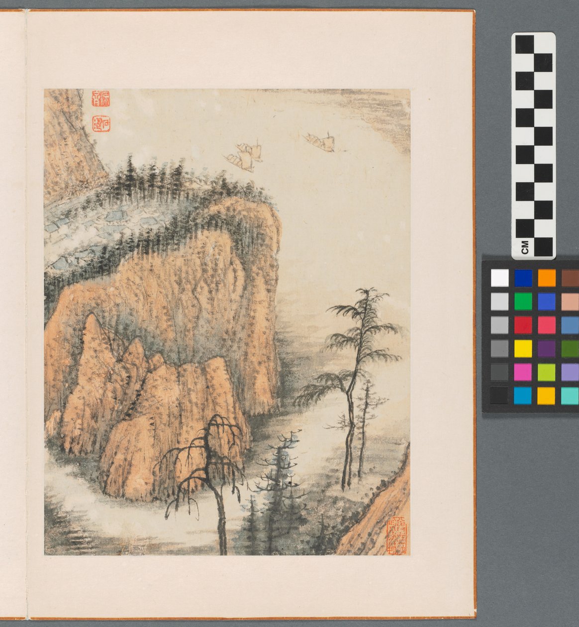Réminiscences de la rivière Qinhuai, Dynastie Qing - Daoji Shitao