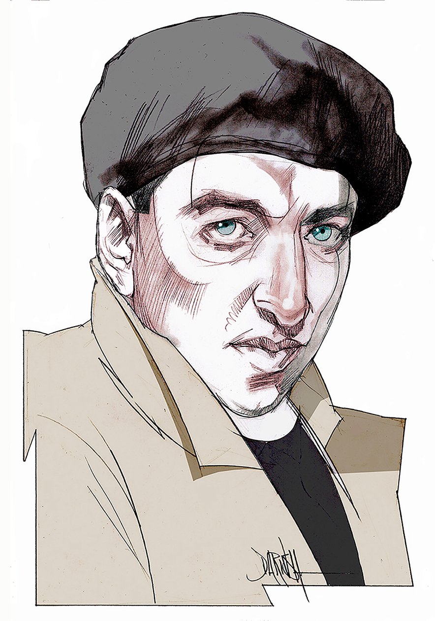 Giacomo Antonini, 2022 (dessin numérique au crayon de couleur) - Dariush Radpour