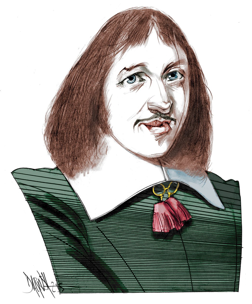Portrait de Francois Vatel (1631 -1671) (Fritz Karl Watel) - Dariush Radpour