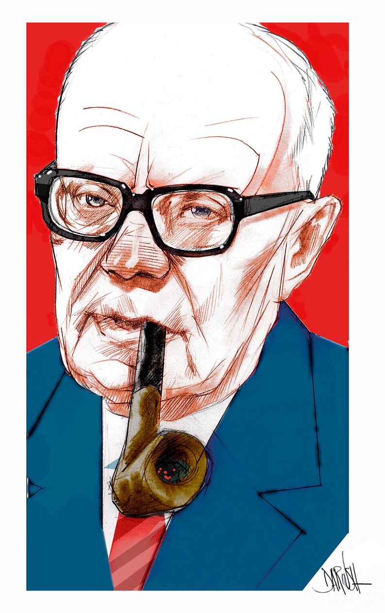 Sandro Pertini, 2022 (dessin numérique au crayon de couleur) - Dariush Radpour