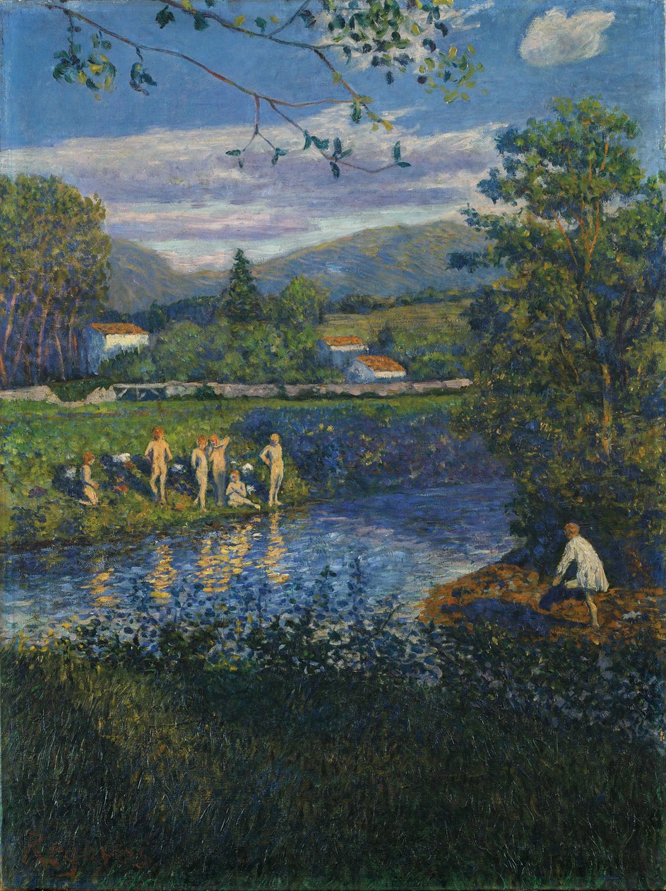 Baignade à Rentería - Darío de Regoyos