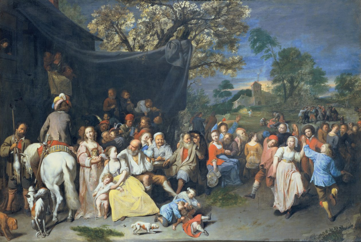 Fête paysanne, 1649 - David III Ryckaert