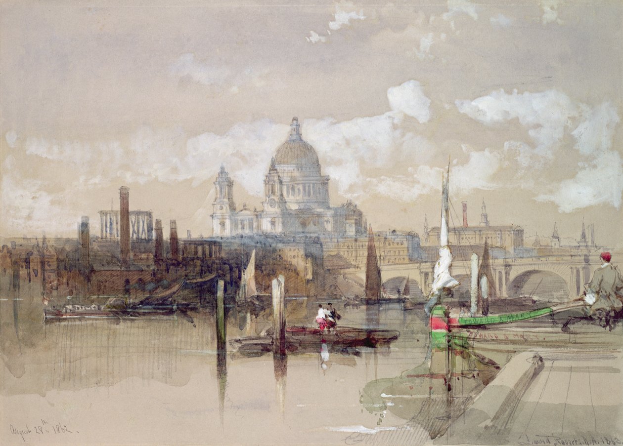Saint-Paul depuis la rivière - David Roberts