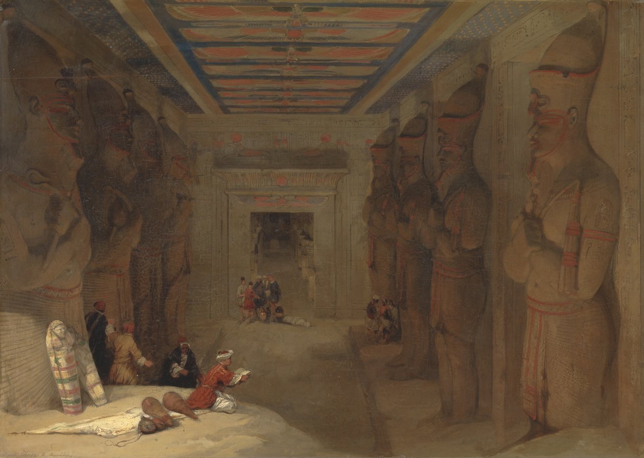 La salle hypostyle du grand temple d