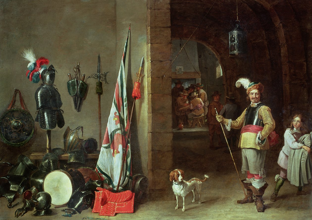 Salle de garde - David Teniers the Younger