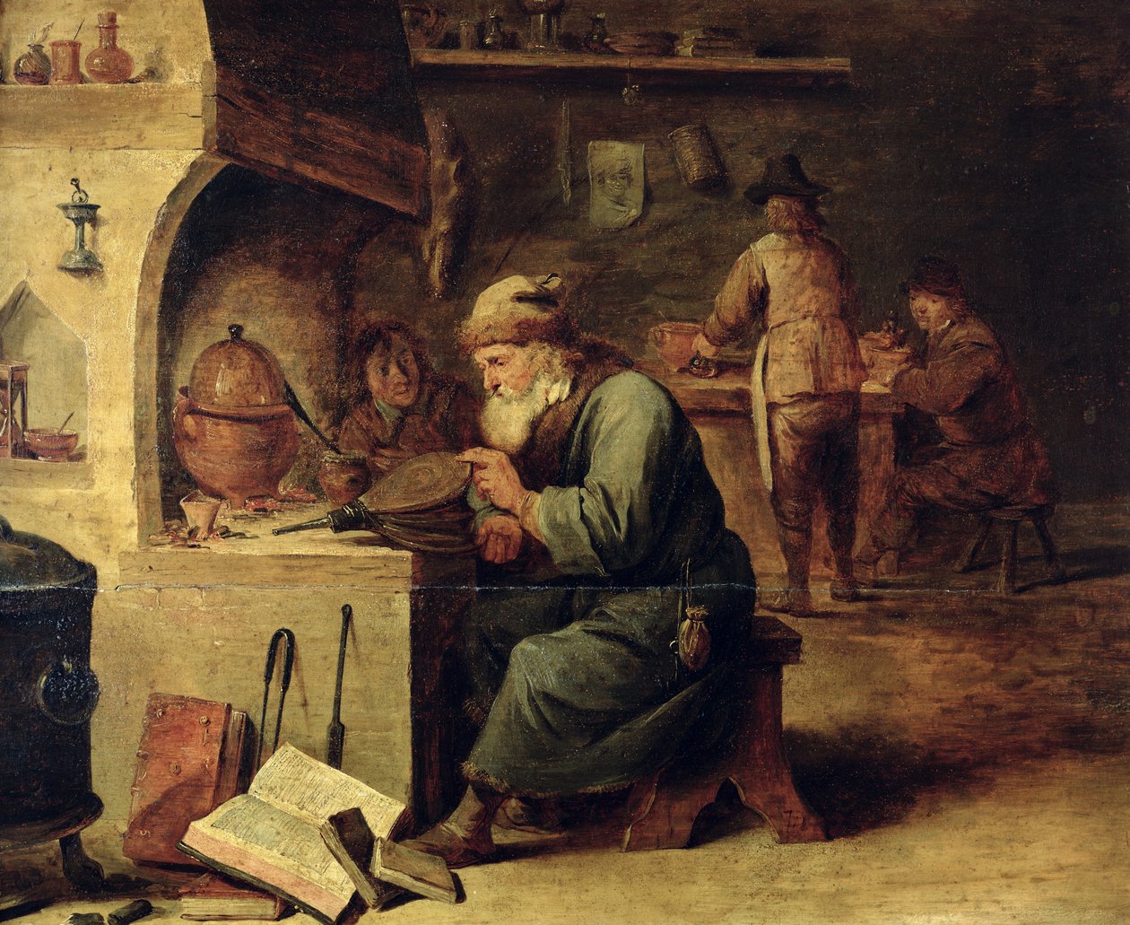 Un alchimiste - David Teniers the Younger