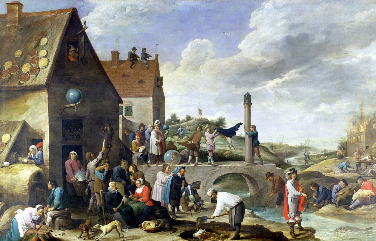 Les Proverbes - David Teniers the Younger