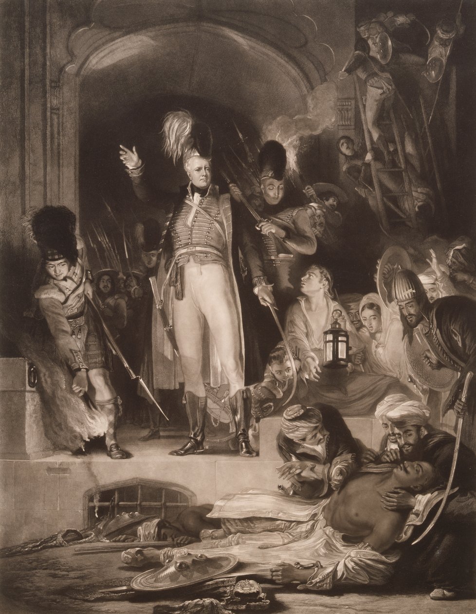 Sir David Baird découvrant le corps de Tipu Sultan - David (after) Wilkie