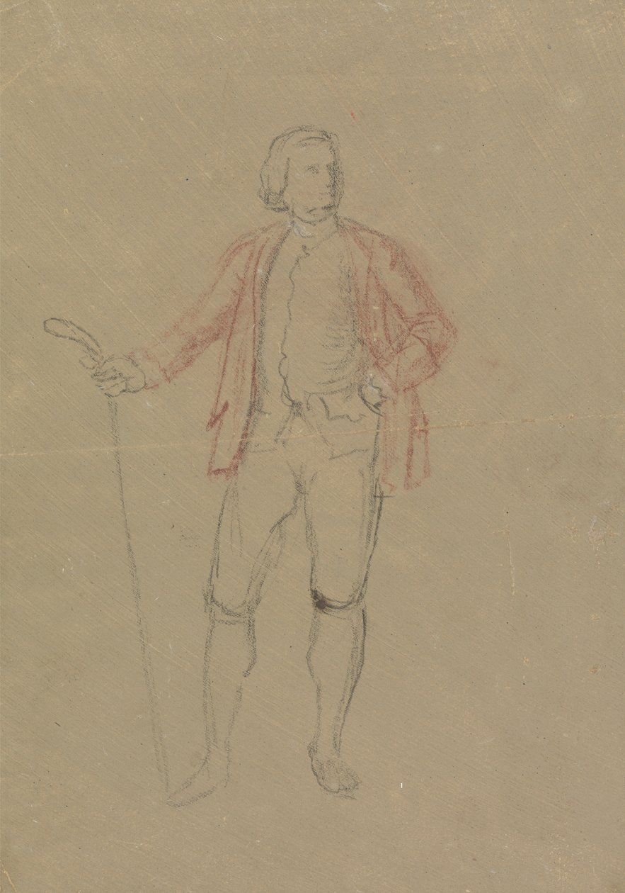 Étude pour le portrait de William Inglis - David Allan