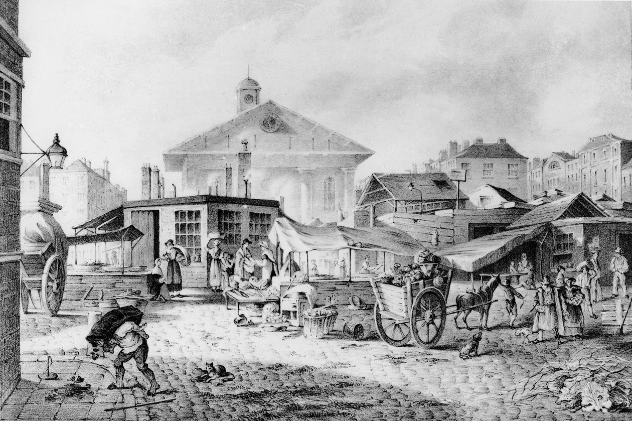 Marché de Covent Garden, 1824 - David Barber