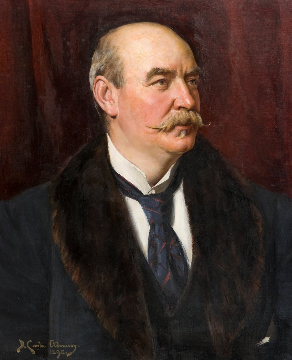 Portrait de James Russell (chimiste de Dundee) - David Comba Adamson