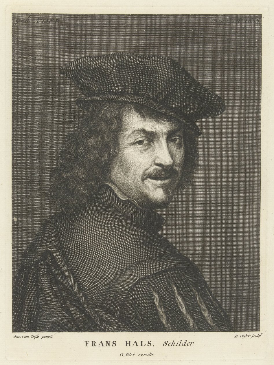 Portrait du peintre Frans Hals - David Coster