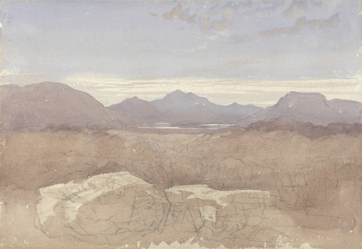 Vue montagneuse, nord du Pays de Galles - David Cox