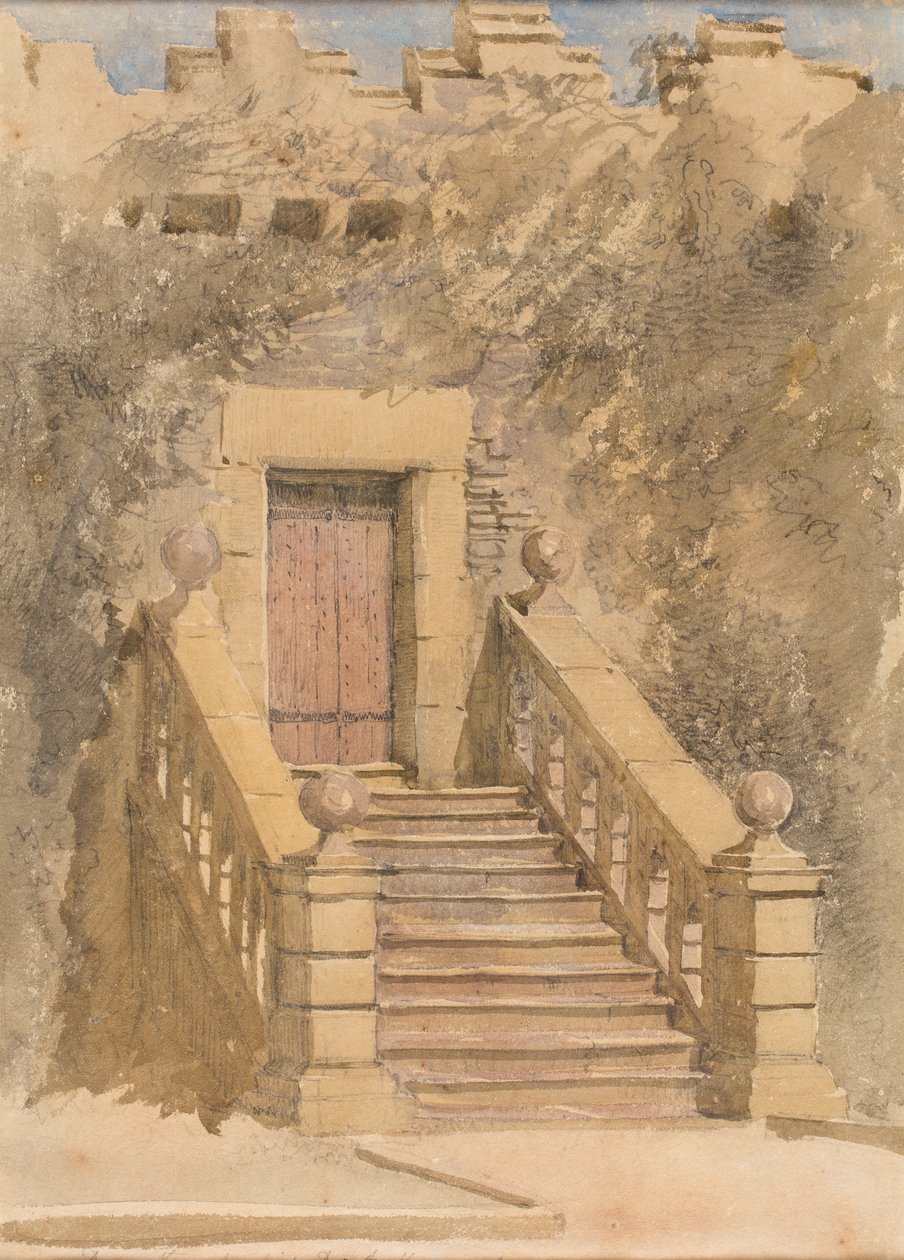 Porte à Haddon Hall, vers 1845 - David Cox