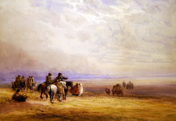 Préparation pour traverser les sables de Lancaster - David Cox