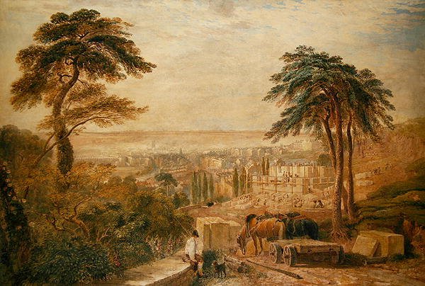 Vue sur une ville - David Cox