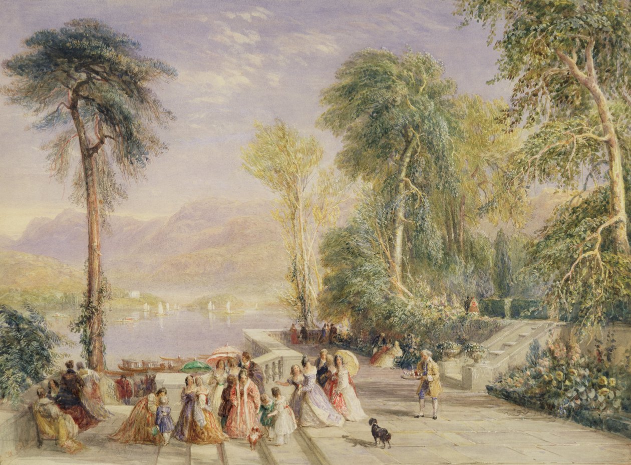 Windermere pendant la régate - David Cox