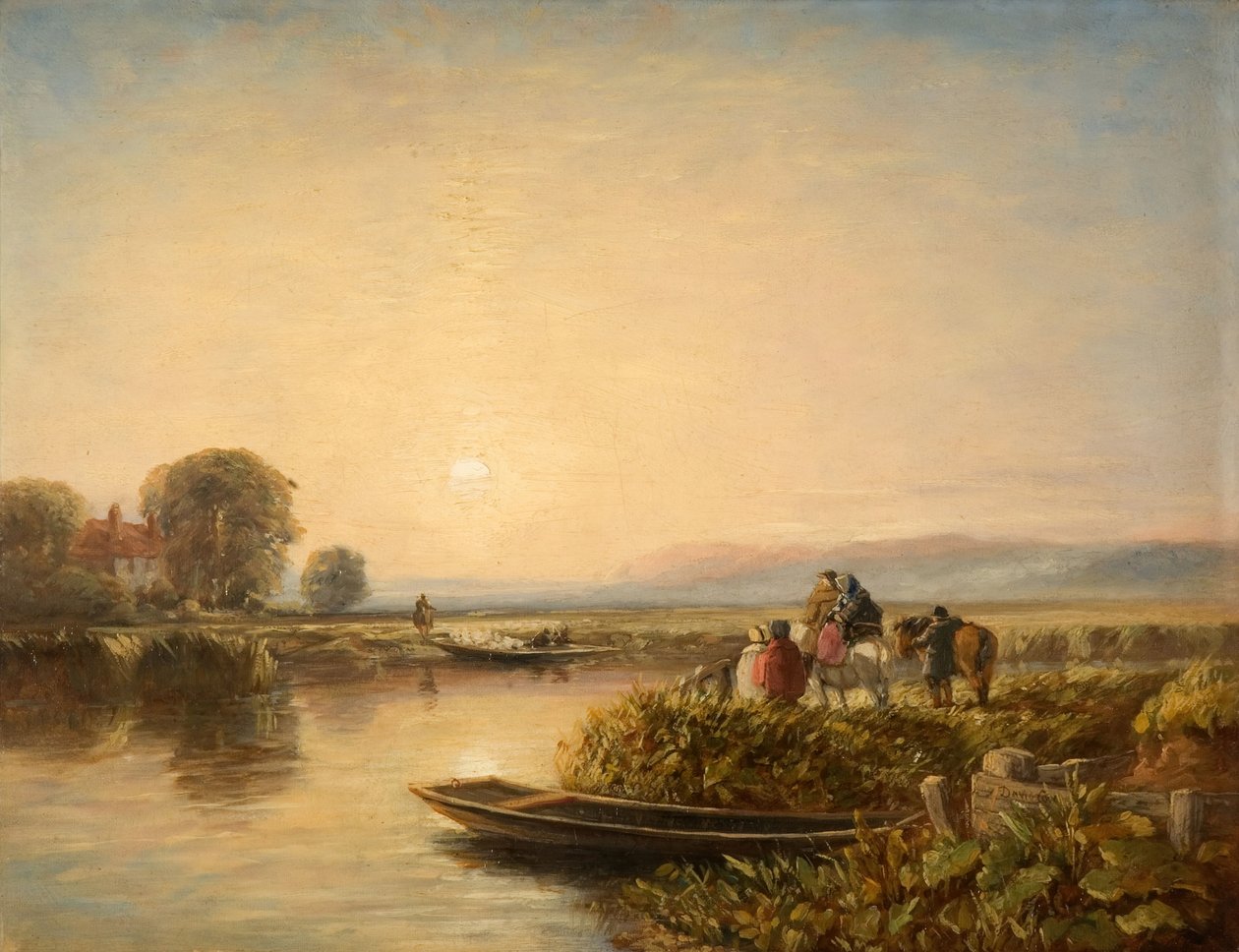 En attendant le ferry - Matin - David Cox the elder