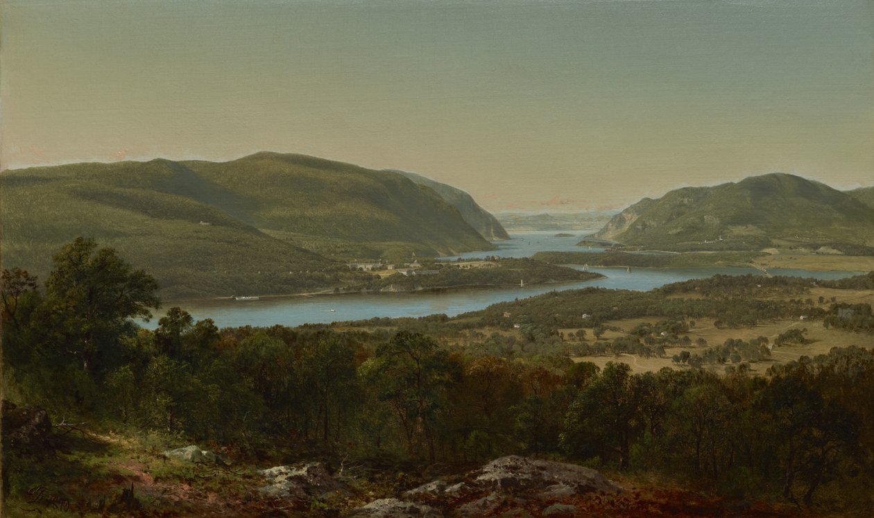 Vue de Garrison, West Point, New York - David Johnson