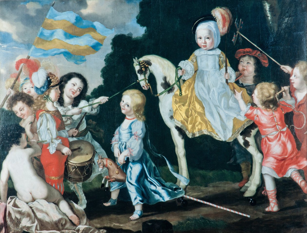 Enfants jouant - David Klöcker Ehrenstrahl
