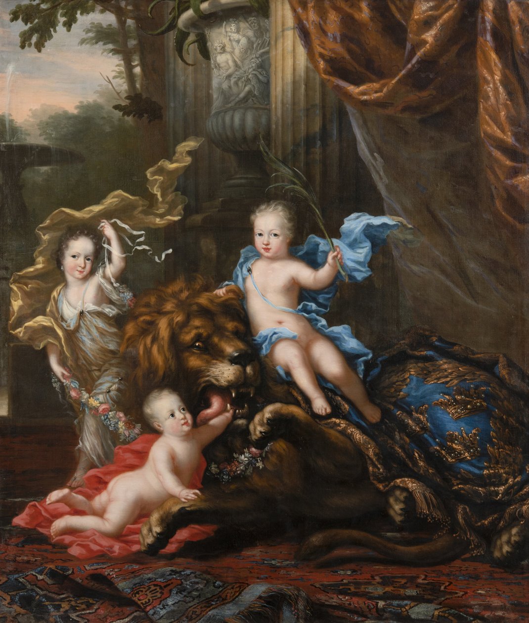Hedvig Sofia et Gustav, prince et princesse de Suède, 1684 - David Klöcker Ehrenstrahl
