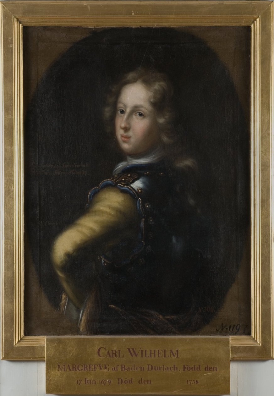 Charles-Guillaume, 1679-1738, margrave de Bade-Durlach - David Klöcker Ehrenstrahl