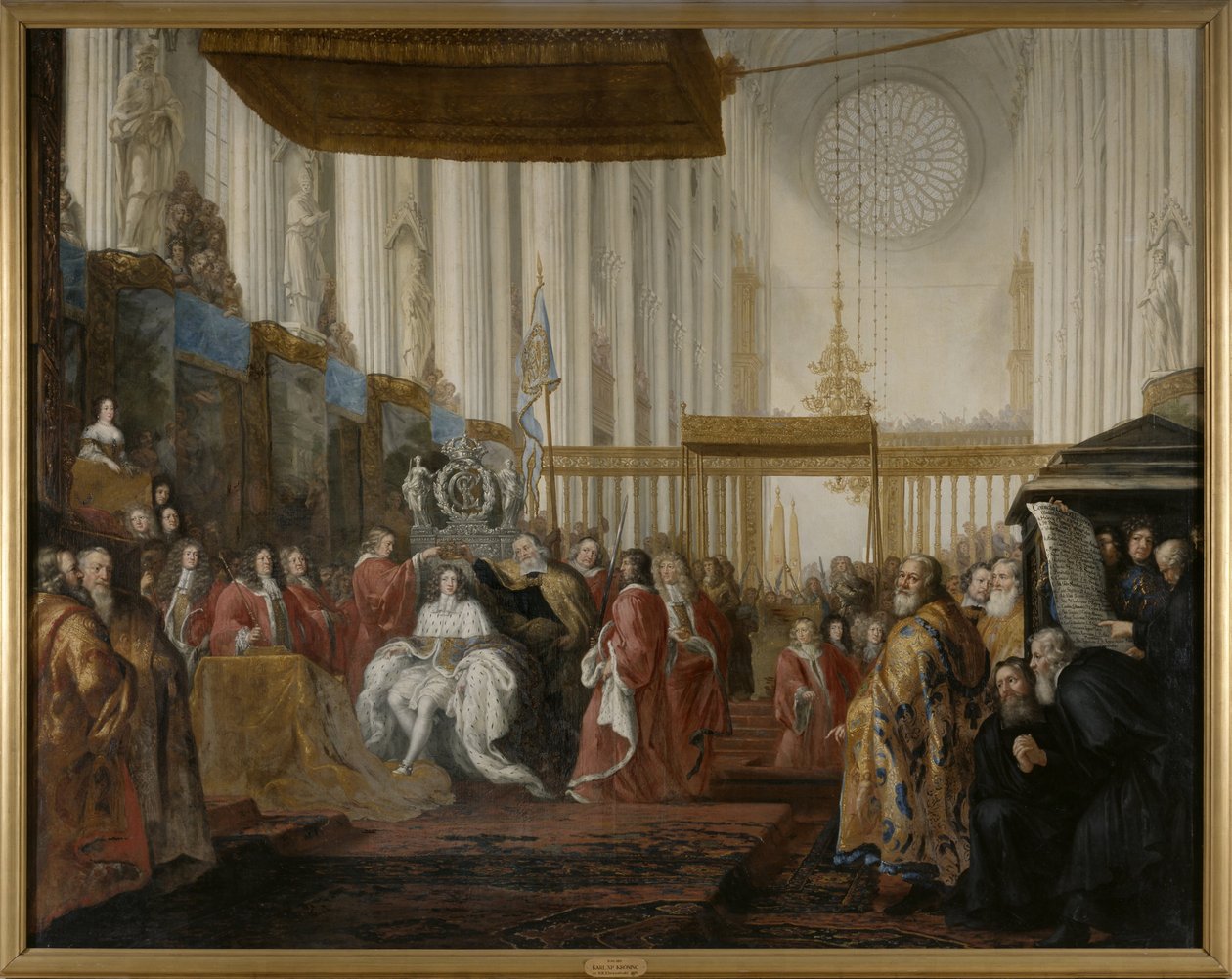 Le couronnement de Charles XI - David Klöcker Ehrenstrahl