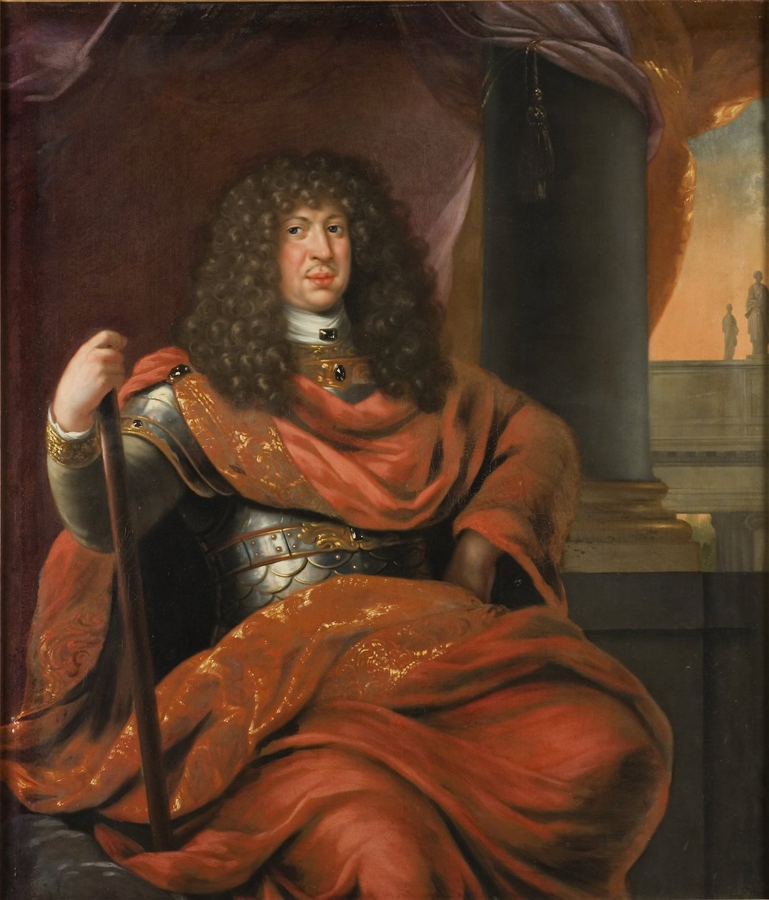 Kristian Albrekt (1641-1694), duc de Holstein-Gottorp, marié à Fredrika Amalia de Danemark - David Klöcker Ehrenstrahl