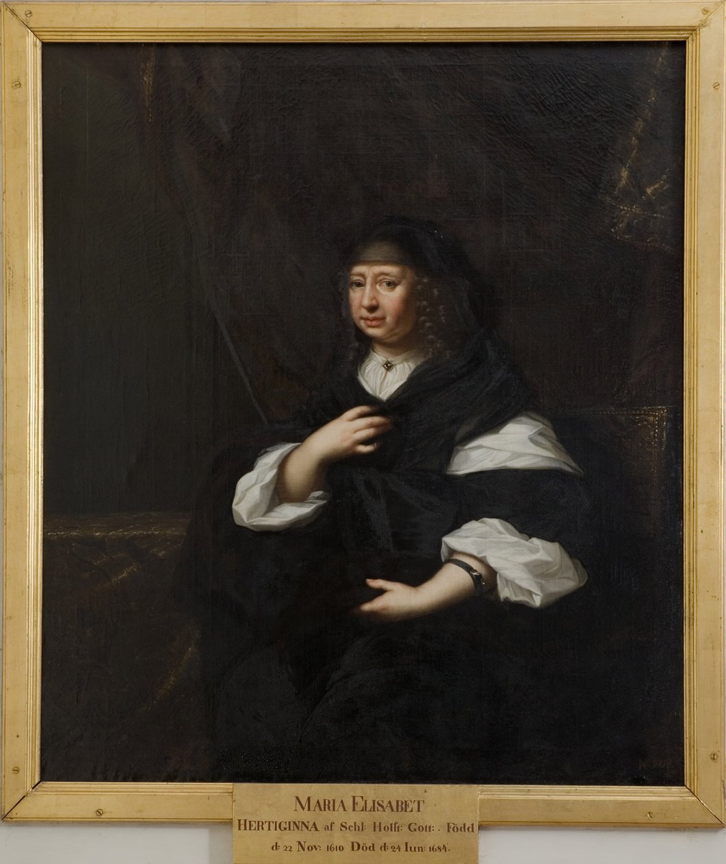 Maria Élisabeth, 1610-1684, princesse de Saxe, duchesse de Holstein-Gottorp - David Klöcker Ehrenstrahl