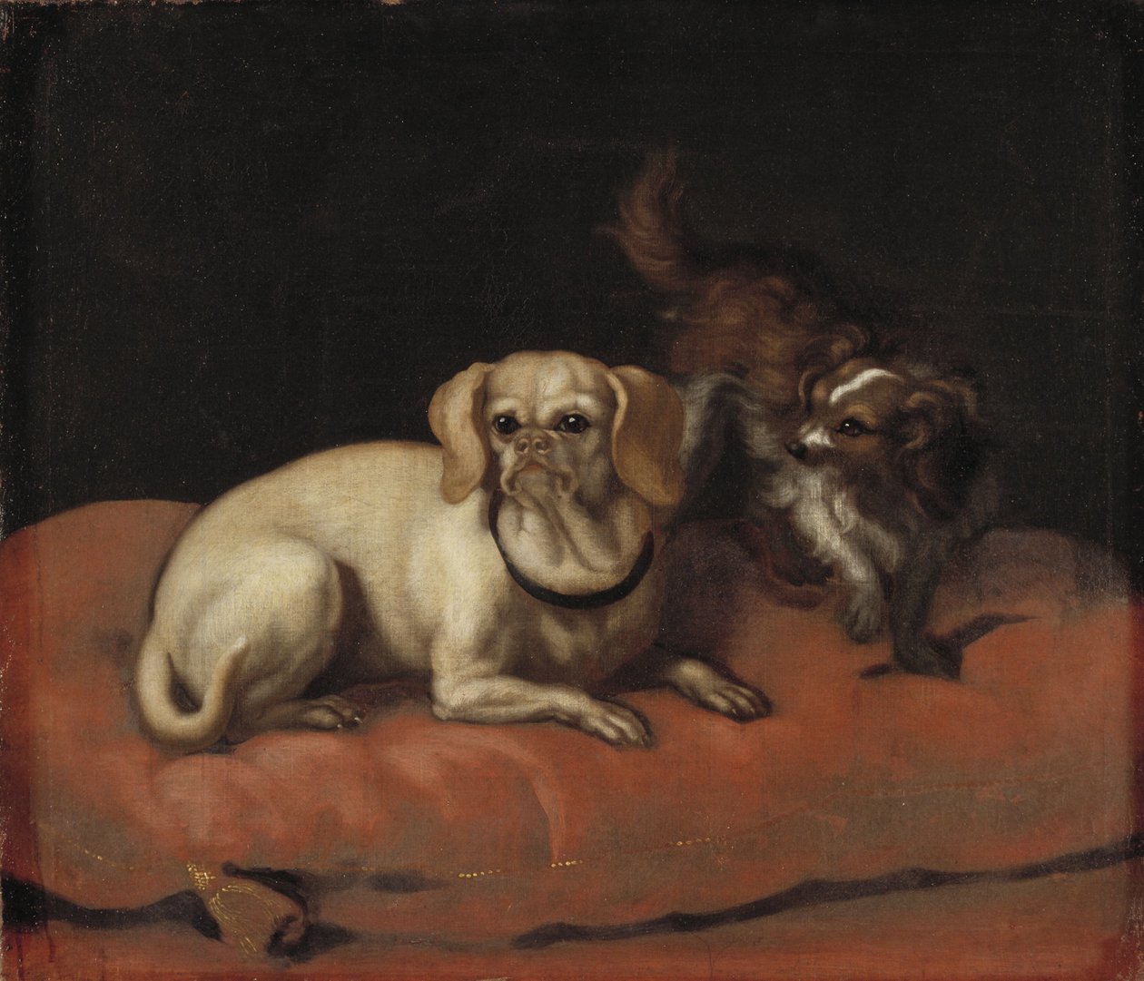 Deux chiens - David Klöcker Ehrenstrahl