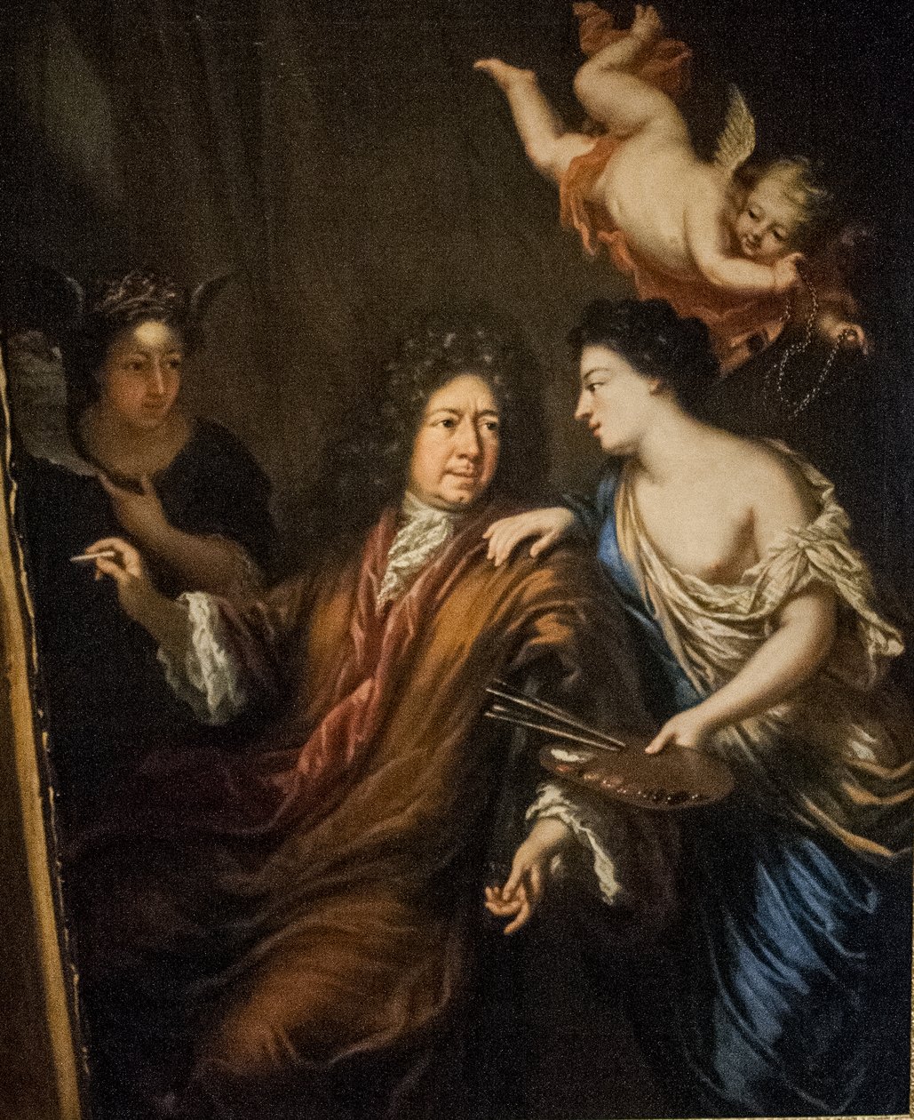 Suédois : Autoportrait avec allégories Autoportrait avec allégories - David Klöcker Ehrenstrahl