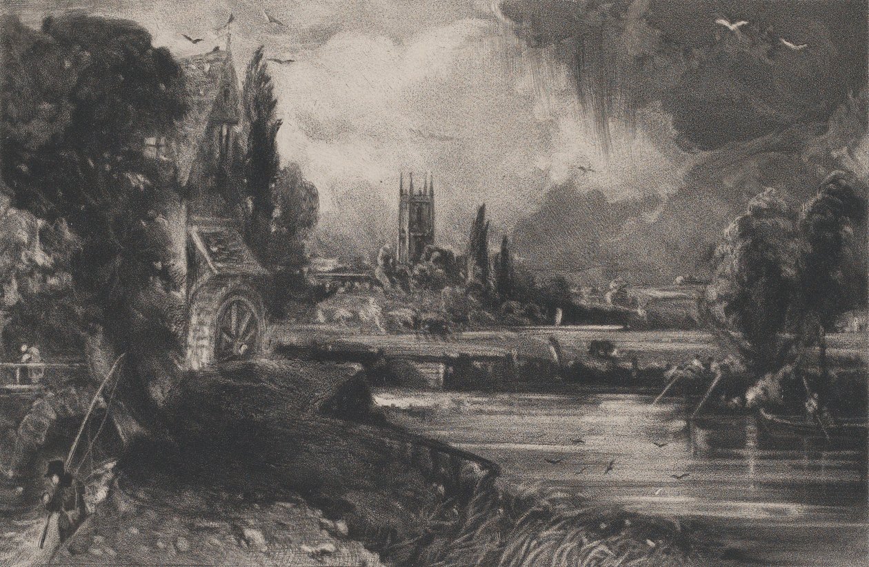 Un moulin, 1832 - David Lucas