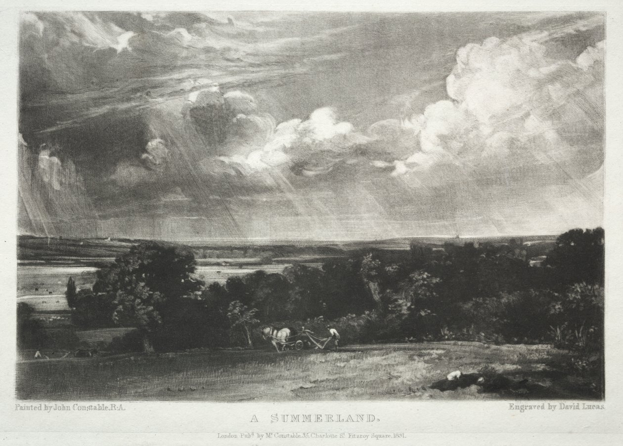 Divers sujets de paysage, caractéristiques du paysage anglais d