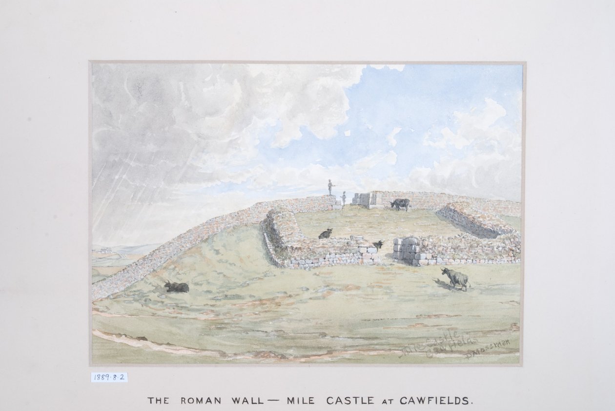 Le Mur Romain - Château de Mile à Cawfields, 1880-89 - David Mossman