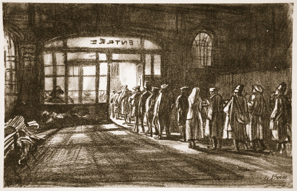 À une station de base, illustration de 'Le Front de l'Ouest', publié ...