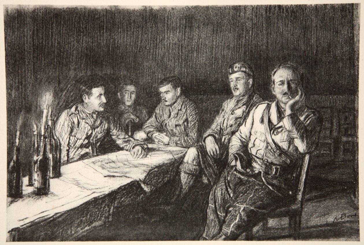 Mess des officiers des Gordon Highlanders, illustration de 