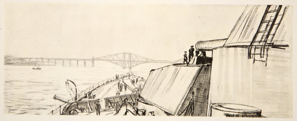 Sur un cuirassé : dans le Forth, illustration de 