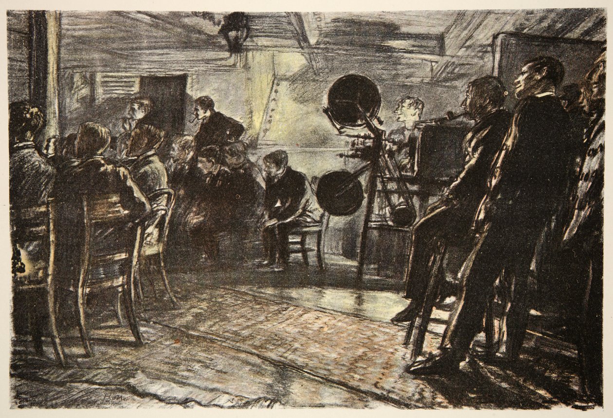 Le cinéma sur un cuirassé, illustration de 