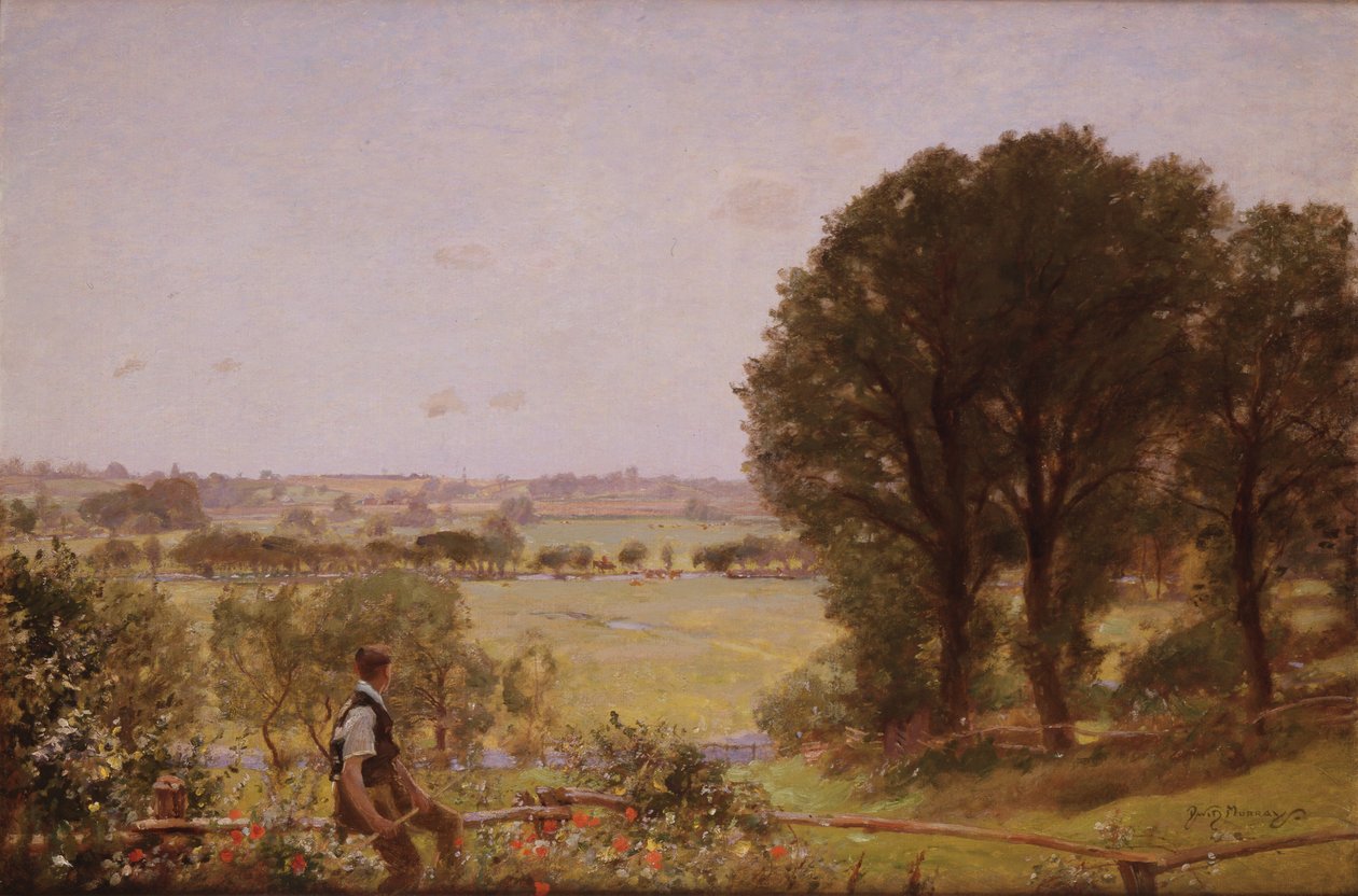 La chaleur du jour, vers 1892 (huile sur toile) - David Murray