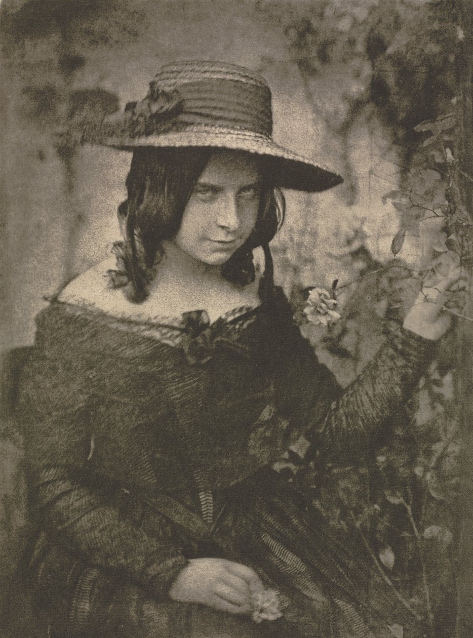 Fille au chapeau de paille - David Octavius Hill