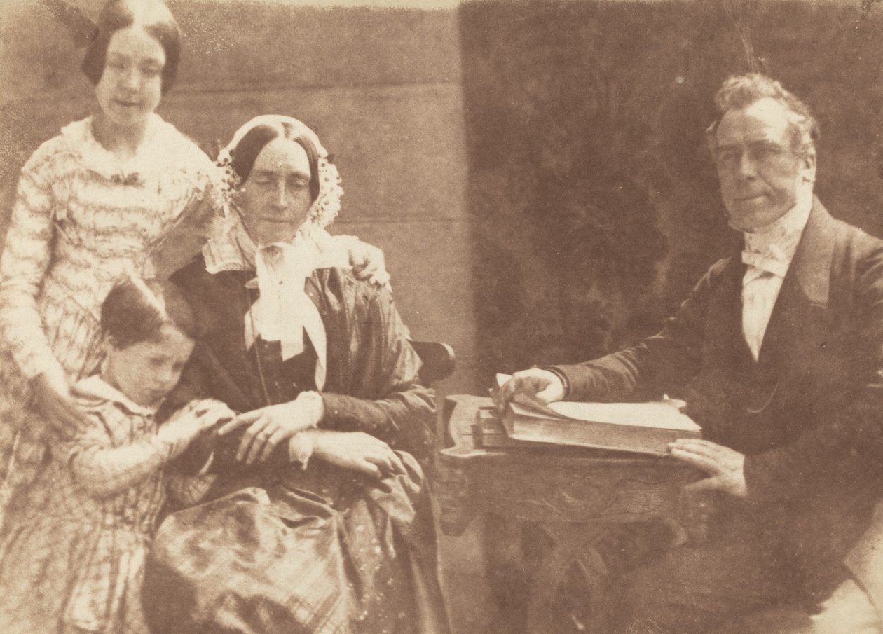 Révérend Ebenezer Miller et famille - David Octavius Hill and Robert Adamson