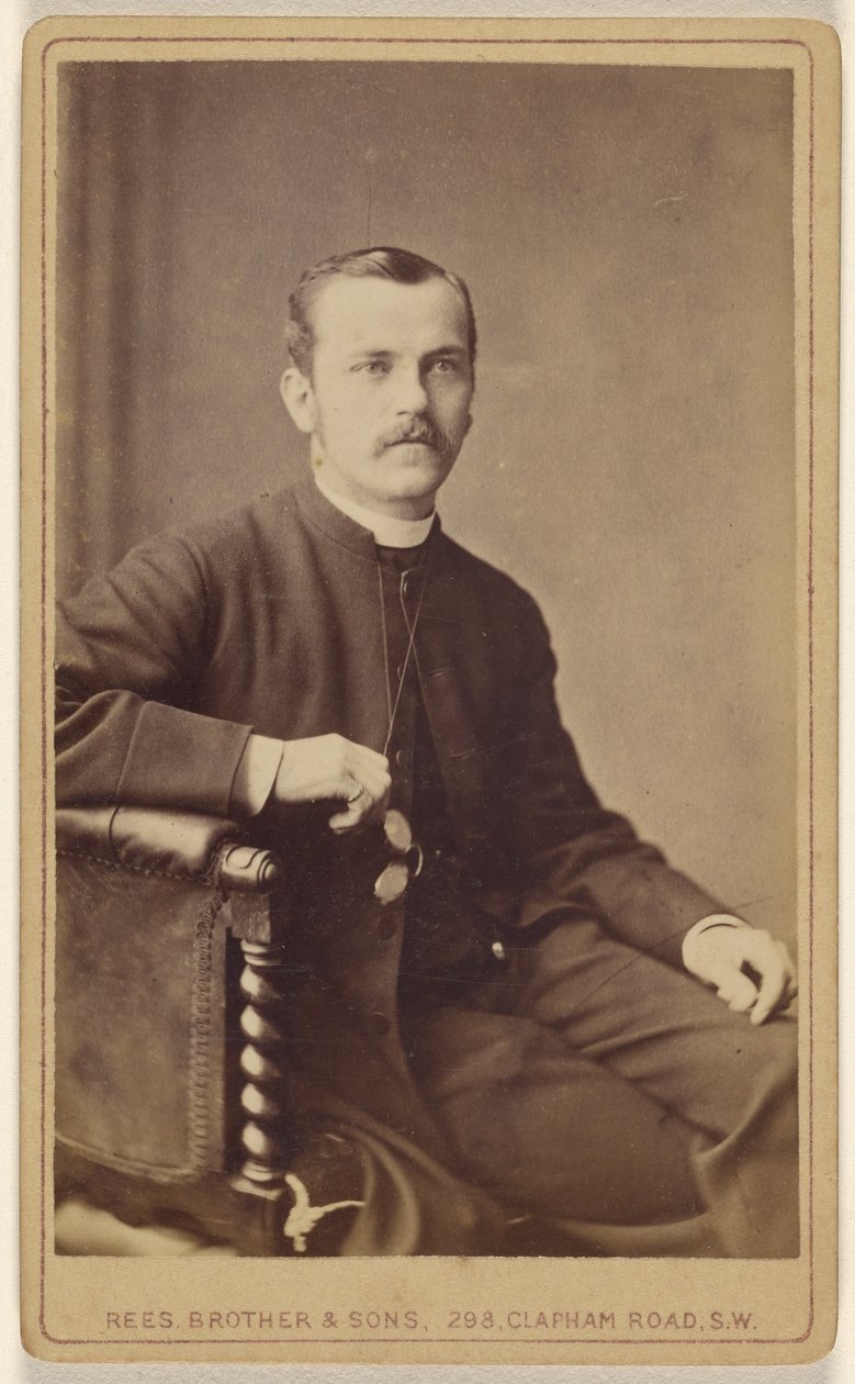 [Homme moustachu non identifié, assis] - David Rees and Brother and Son