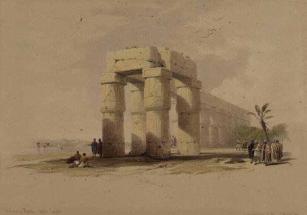 À Louxor, Thèbes, Haute-Égypte, de 