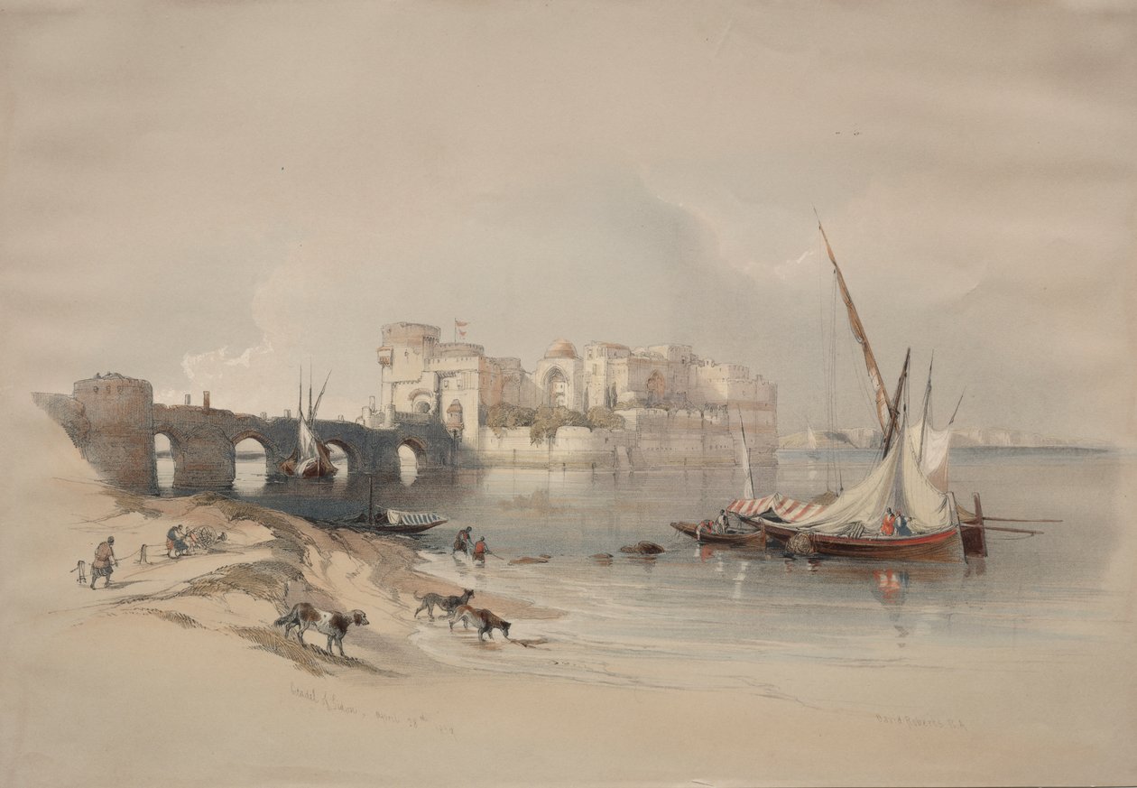 Citadelle de Sidon - David Roberts