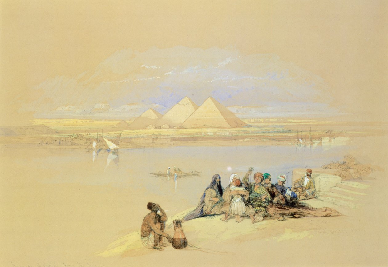Égypte, Gizeh, Pyramides, par David Roberts - David Roberts