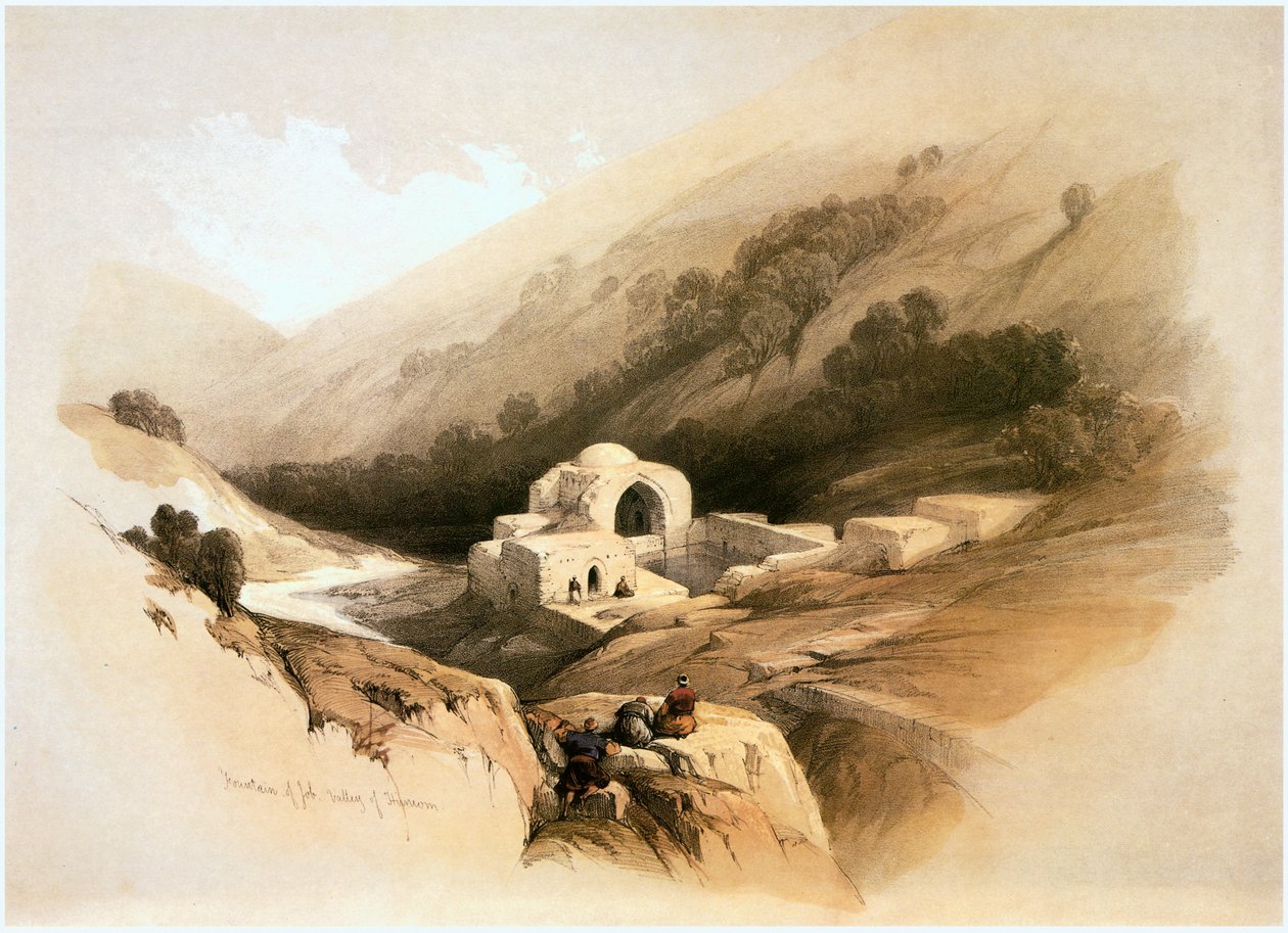 En Terre Sainte : Jérusalem, vallée d