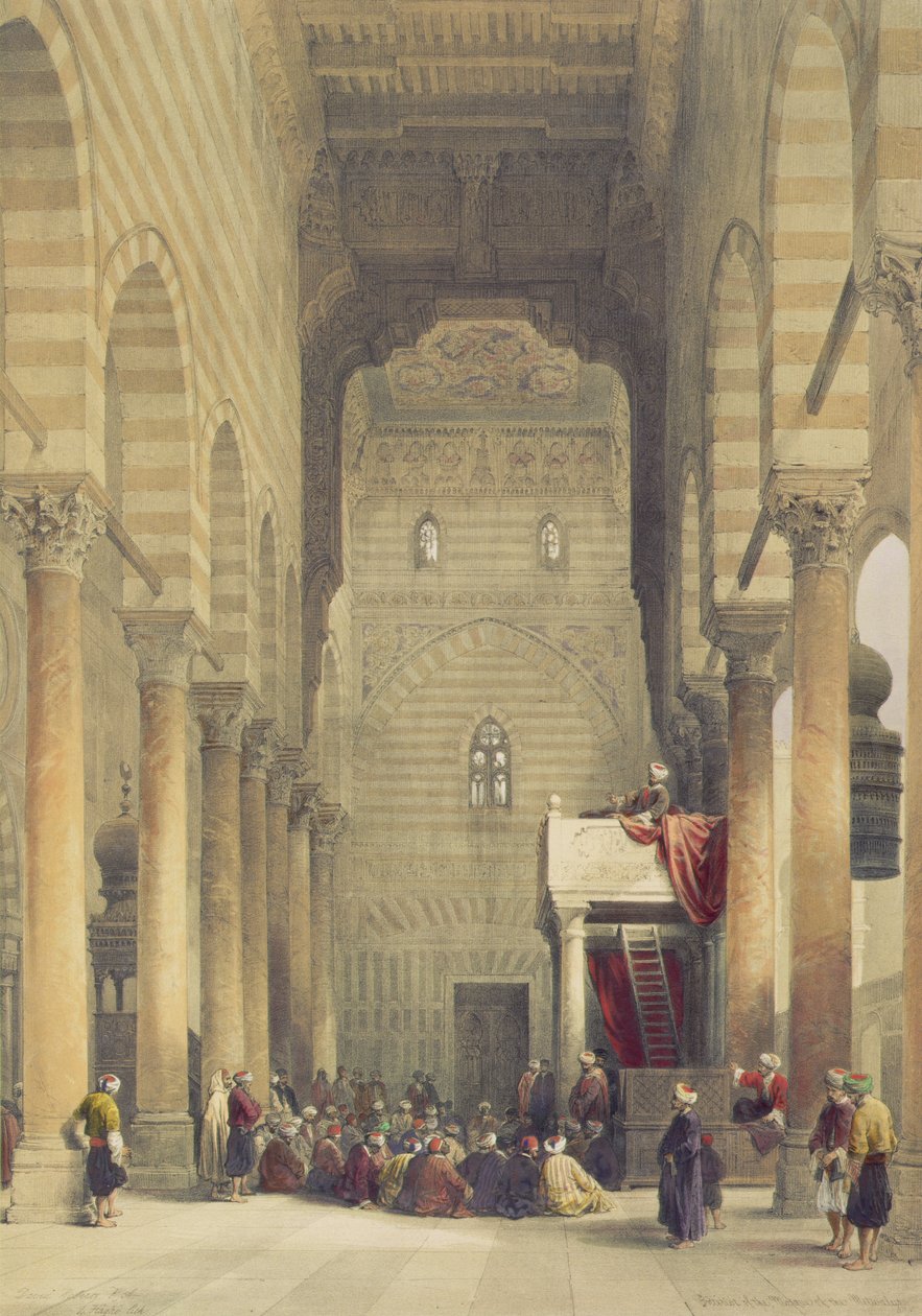 Intérieur de la mosquée des Metwalys, Le Caire, d