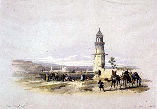 Sioul, Haute-Égypte, de "Égypte et Nubie", Vol.1 - David Roberts