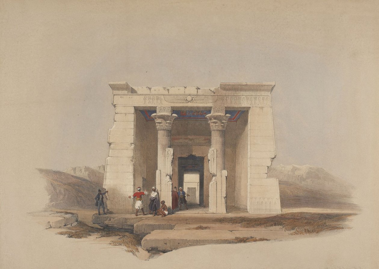 Temple de Dendur, Nubie - David Roberts